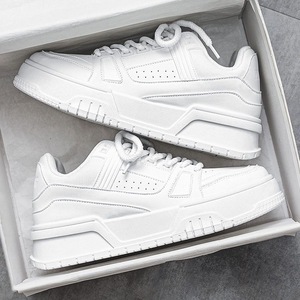 Zapatos Blancos de Otoño para Hombre, Diseño Exclusivo, Transpirables, con Suela Gruesa, Estilo Casual, para Adolescentes, Uso Diario - Product Image 2