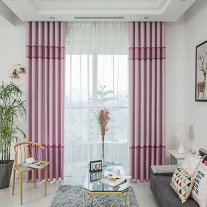 Approvisionnement d'usine en gros, Stock rayé gaufré <span class=keywords><strong>thermique</strong></span> isolé jacquard occultant tissu rideaux de salon - Product Image 5