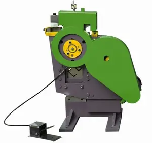 Mekanik demir işçi kombine delme ve kesme makinesi boru delik delme makinesi