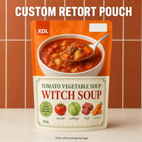 Sachets Doypack personnalisés recyclables de qualité alimentaire, haute barrière, pour repas préparés, sauces et soupes