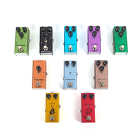 Mini pédale d'effet pour guitare électrique True Bypass Overdrive Distortion Delay Chorus Phaser Tremolo Stompbox pour la vente en gros