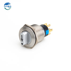 LVBOメタルノブスイッチ19mm防水キーノブボタン3ギアセレクション変換ステンレススチール - Product Image 4