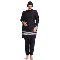 Nouveau Maillot de Bain Muslimah Imprimé Floral 3 Pièces Maillot de Bain Modeste Maillot de Bain Islamique Musulman