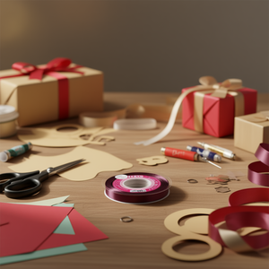 Nastro in Raso 1.0cm 25Y Colore Prugna Intensa D-43 - Product Image 2