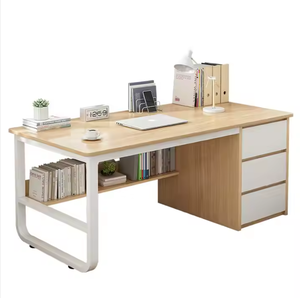 Juego de escritorio y silla de madera maciza de estilo moderno para el hogar, la Oficina o el dormitorio de los estudiantes para el área de escritura en las villas, el tamaño de la silla, el tamaño de la esquina - Product Image 1