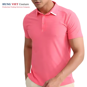 Polos lisos al por mayor con impresión de logotipo personalizado y bordado en colores dulces y lujosos - Product Image 6