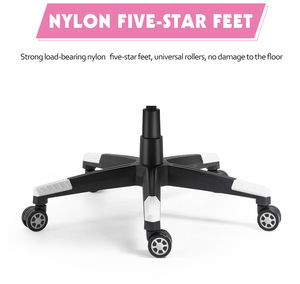 Chaise de jeu Predator avec éclairage LED RVB coloré, chaise de massage de course avec lumières et haut-parleurs - Product Image 6