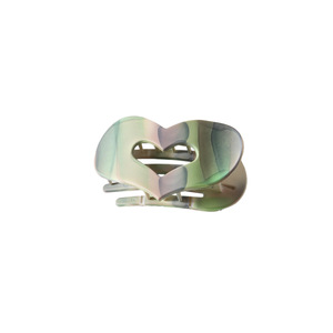 Hot Selling <b>PC</b> Fashion Heart-Shaped Flat Hollow Love Hair Clip Duckbill Tortoise Shell Color Wide Alligator Clips Thick Women's - Product Image 6