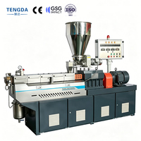 Système d'extrusion de granulés, extrudeuse de recyclage plastique / Série d'extrudeuses bivis co-rotatives expérimentales pour le compostage
