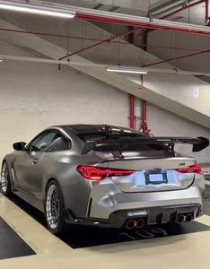 Aileron arrière en fibre de carbone sèche de style AD pour <span class=keywords><strong>BMW</strong></span> G82 G80 M4, aileron arrière de style <span class=keywords><strong>General</strong></span> <span class=keywords><strong>Motors</strong></span> ZS, aileron à col de cygne - Product Image 5