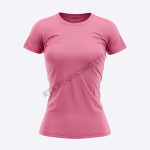 T-shirt à col rond écologique pour femme Matériaux durables Sensation douce au toucher pour les acheteurs soucieux de l'environnement Confort d'été - Product Image 1