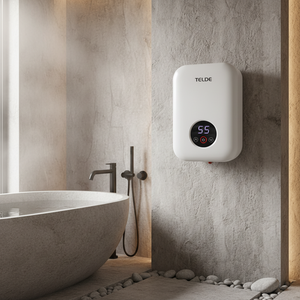 Calentador de Agua Instantáneo Eléctrico de Pared con Pantalla LED de Temperatura, Carcasa de Plástico, para Hogares, Hoteles, Apartamentos y Baños - Product Image 2