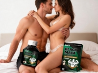 Prix d'usine OEM – Capsules de Maca Noire et L-Arginine Force Maximale 675000mg Extrait 50:1 – Complément Vitalité Masculine à base de Maca – 60 Capsules