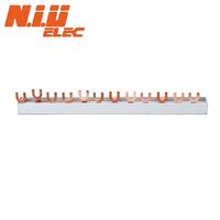 FABRICANT DE TYPE DE FOURCHE de BUSBAR MCB Barre de bus en cuivre pour disjoncteur de boîte de distribution