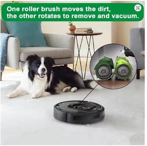 Pièces de rechange compatibles pour <span class=keywords><strong>IRobot</strong></span> <span class=keywords><strong>Roomba</strong></span> E I Series E5 E6 I7 <span class=keywords><strong>I6</strong></span> I1 I2 I3 I3 + I4 I8 Brosse latérale en caoutchouc Filtre Sacs à poussière - Product Image 4