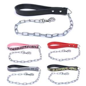 Collar para Perros Grandes Estilo Punk, Collar para Mascotas de Cuero PU con Remaches Resistentes a Mordidas, Ecológico y de Color Sólido - Product Image 4