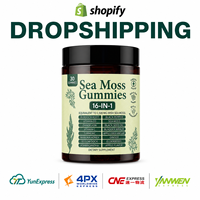 Gummies de mousse de mer 16-en-1, supplément alimentaire de mousse de mer irlandaise, OEM ODM Marque Privée pour le dropshipping