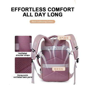 Mochila de <span class=keywords><strong>Viaje</strong></span> Impermeable para Computadora, para Hombre y Mujer, de Lujo, Personalizada, para Cabina de Ryanair, <span class=keywords><strong>40x25x20</strong></span>, para Laptop - Product Image 4