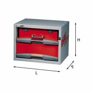 Composition 5000 E5 Armoires à outils avec valises et tiroirs - Product Image 1