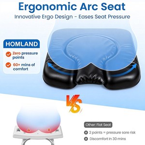 <b>Folding</b> <b>Commode</b> Chair With Bucket Non Slip Seat Portable Toilet For Elderly Home Use - Product Image 2