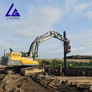 حفارة 20-40t مطابقة مطرقة اهتزازية ، قبضة جانبية سائق كومة للسوق الأوروبي مع شهادة <span class=keywords><strong>CE</strong></span> - Product Image 5