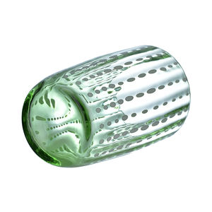 Bicchiere all'ingrosso <span class=keywords><strong>calice</strong></span> colorato bicchiere da vino bicchiere da acqua bicchiere verde pressato tazza media - Product Image 2