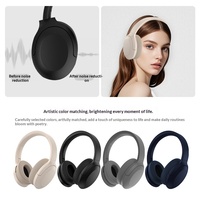 Headset Nirkabel Lipat Desain Baru P3965 ANC Hifi Stereo Bass Dalam Over-Ear Bluetooth Peredam Kebisingan