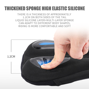 Funda <span class=keywords><strong>de</strong></span> <span class=keywords><strong>Gel</strong></span> para Sillín <span class=keywords><strong>de</strong></span> Bicicleta, Cojín Suave para Asiento <span class=keywords><strong>de</strong></span> Bicicleta <span class=keywords><strong>de</strong></span> Montaña y Carretera para Adulto - Product Image 4
