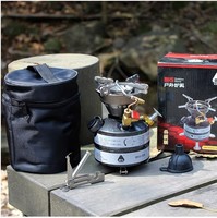 Réchaud à essence pliable BRs-12A pour le camping et l'alpinisme, résistant au vent, feu intense, manuel