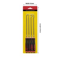 Juego de 4 destornilladores para sellos de aceite de coche, extractor de juntas tóricas automotrices, herramientas de reparación de coches