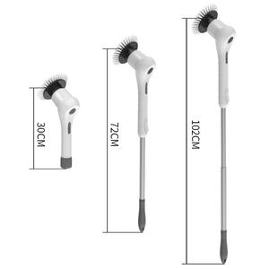 Cepillo de Limpieza Eléctrico Multifuncional con Mango Largo Ajustable, Herramienta de Limpieza Telescópica Impermeable para Uso Doméstico - Product Image 3