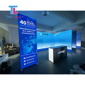 High Quality Custom <strong>LED</strong> <strong>Display</strong> <strong>Light</strong> Box Reusable Aluminum Frame SEG Frameless Advertising For Trade Show Promotion Backdrop - Product Image 2
