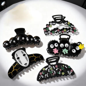 Pinces à cheveux d'anime japonais Hayao Miyazaki, accessoires pour cheveux Spirited Away, Totoro, le château mobile de Hauru, pinces à cheveux requin - Product Image 4