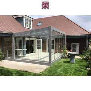 Case in vetro piatto per veranda Solarium personalizzate di alto livello camera da giardino garantita case in vetro per veranda in lega di alluminio - Product Image 6