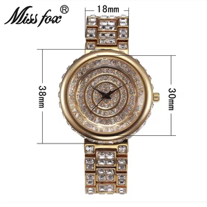 Reloj con Diamantes Más Vendido, Venta Directa de Fábrica, Reloj de Moda para Mujer con Diamantes Completos, Relojes Mecánicos de Negocios - Product Image 5