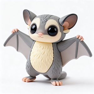 Figurine en PVC personnalisée : Modèle décoratif de dessin animé de la fauconneuse en position de glisse - Product Image 6
