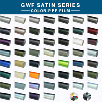 GWFILM TPU PPF Couleur personnalisée Réparation thermique pour voiture Options de couleurs multiples Film de protection de la peinture Film d'emballage de carrosserie pour voiture Couleur PPF