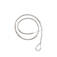Collier de perles plates en perles d'eau douce naturelles de 2-3-4 mm, semi-finies, blanches, brillantes, AK, petites perles, accessoires pour la création de bijoux DIY