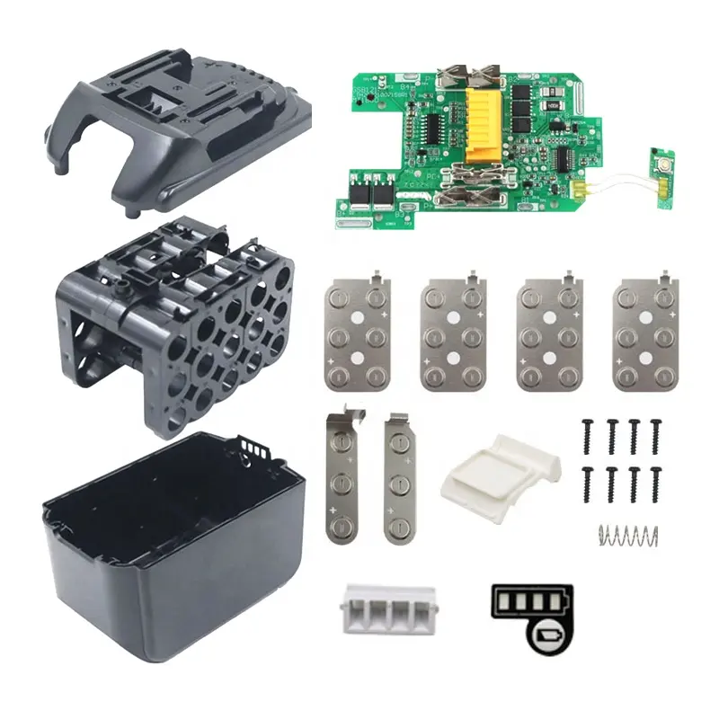 Nieuwe Aankomen Li-Ion Batterij Case Vervanging Voor Makita Plastic Shell 18V Batterij Behuizingen Bl1830 Met Bms Voor Draadloze Elektrische Gereedschappen
