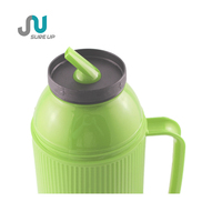 Termo de Plástico con Recipiente de Vidrio Reemplazable, Tapa con Grifo, Botella de Agua, Taza de Té, Termo al Vacío para la Familia