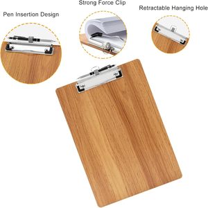 Server in legno naturale Note pad supporto Menu per ristorante legno Hardboard per bambini blocco appunti Pack - Product Image 3