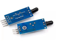 Modul Sensor Api Papan Biru, Modul Deteksi Sumber Api, Modul Penerima Inframerah, Sistem 3-kabel, Sistem 4-kabel