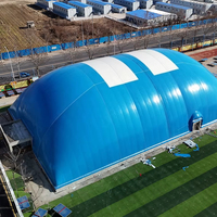 Dôme pneumatique de haute qualité, bâtiment sportif à construction rapide pour salle multi-activités de campus