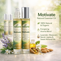 Huiles essentielles de qualité supérieure en roll-on, mélange d'huiles aromatiques botaniques pour la relaxation, le sommeil, le soulagement du stress, la concentration, huile parfumée portable