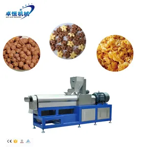 Full automatic commercial puff snacks drying machine corn puffs snack extruder processing line