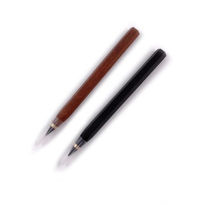 Instrument d'écriture éternel en ébène Le baril hexagonal en bois massif de luxe n'a jamais besoin de plomb - Product Image 3