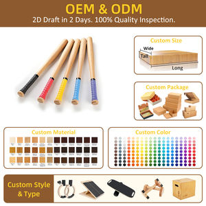 Mazze da Baseball in Legno di Faggio Massiccio di Tutte le Dimensioni, Personalizzabili per Sport di Squadra, da Produttore Professionale Cinese - Product Image 5