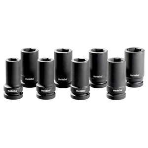 METABO - 628835000 Jeu de clés à douille 1 ''antichocs (8 pièces) -EAN 4007430232281 IMPACT SOCKETS ET ACCESSOIRES - Product Image 1