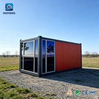 Maison préfabriquée de luxe de 20 pieds avec cuisine, salle de bain, maison mobile transportable