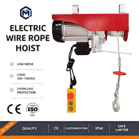 Mini palan électrique portable 110V 220V à arrêt automatique et freinage, longue durée de vie, capacité 50 kg, pour maison, entrepôt, garage